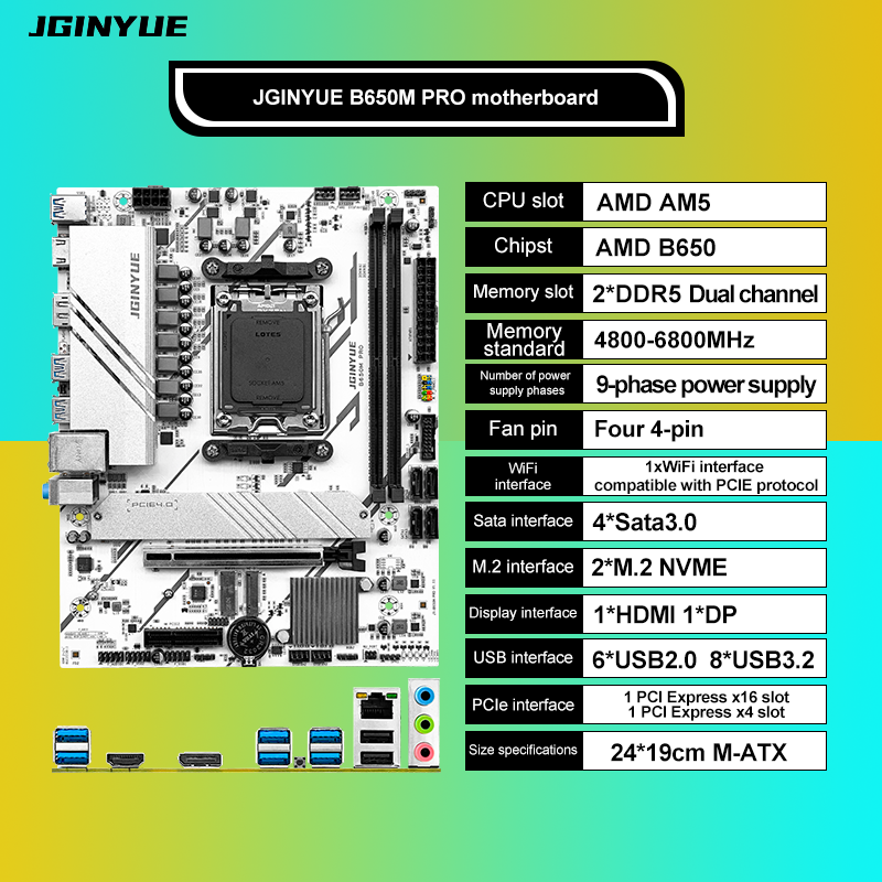 PRO B650M MATX AMD B650 DDR5 6 - X870E Atx Motherboard recension och pris
